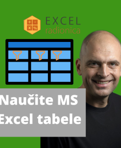 Naučite rad u MS Excel tabelama