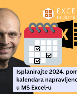 Isplanirajte 2024. pomoću kalendara napravljenog u MS Excel-u = 7 EUR-a