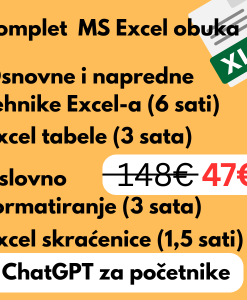 Komplet MS Excel obuka