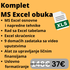 Komplet MS Excel obuka